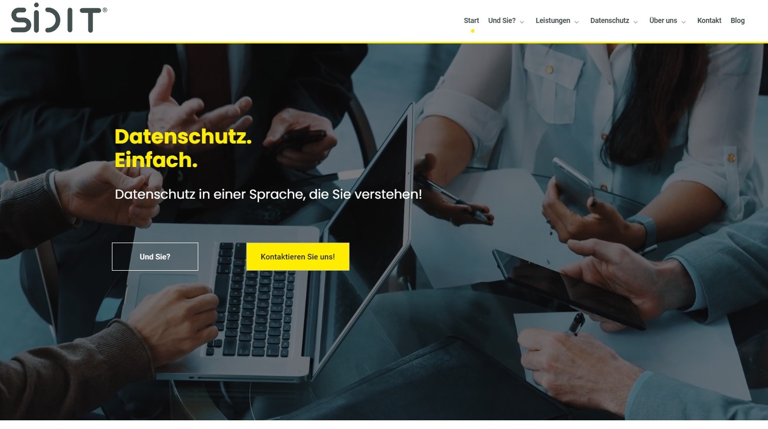 Ihre Experten rund um das Thema Datenschutz SIDIT